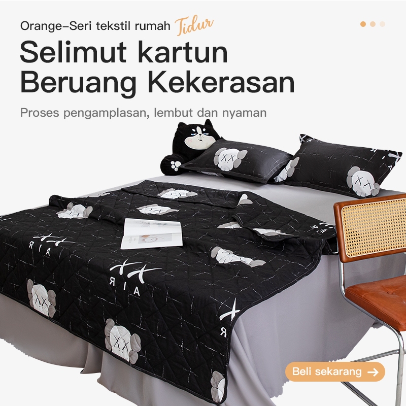Jual Selimut Bedcover Motif Bunga / selimut tipis 120X200/160X200