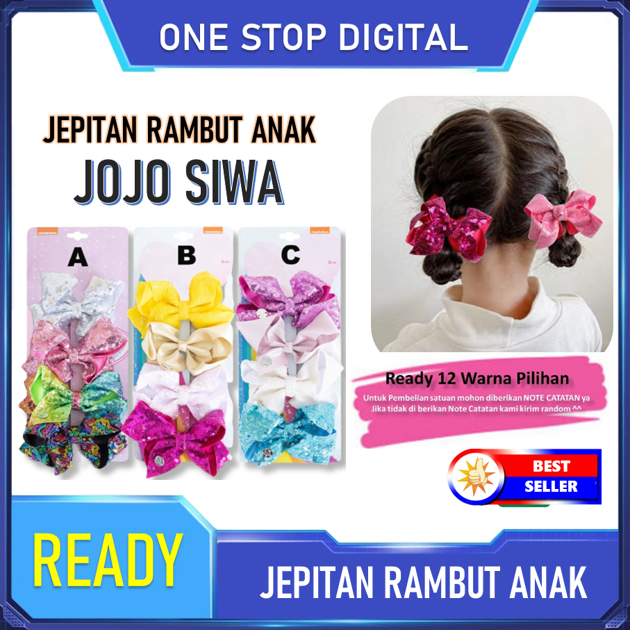 Jual Jepit Rambut Anak Jojo Siwa / Jepit Rambut Anak Lucu / Jepit ...