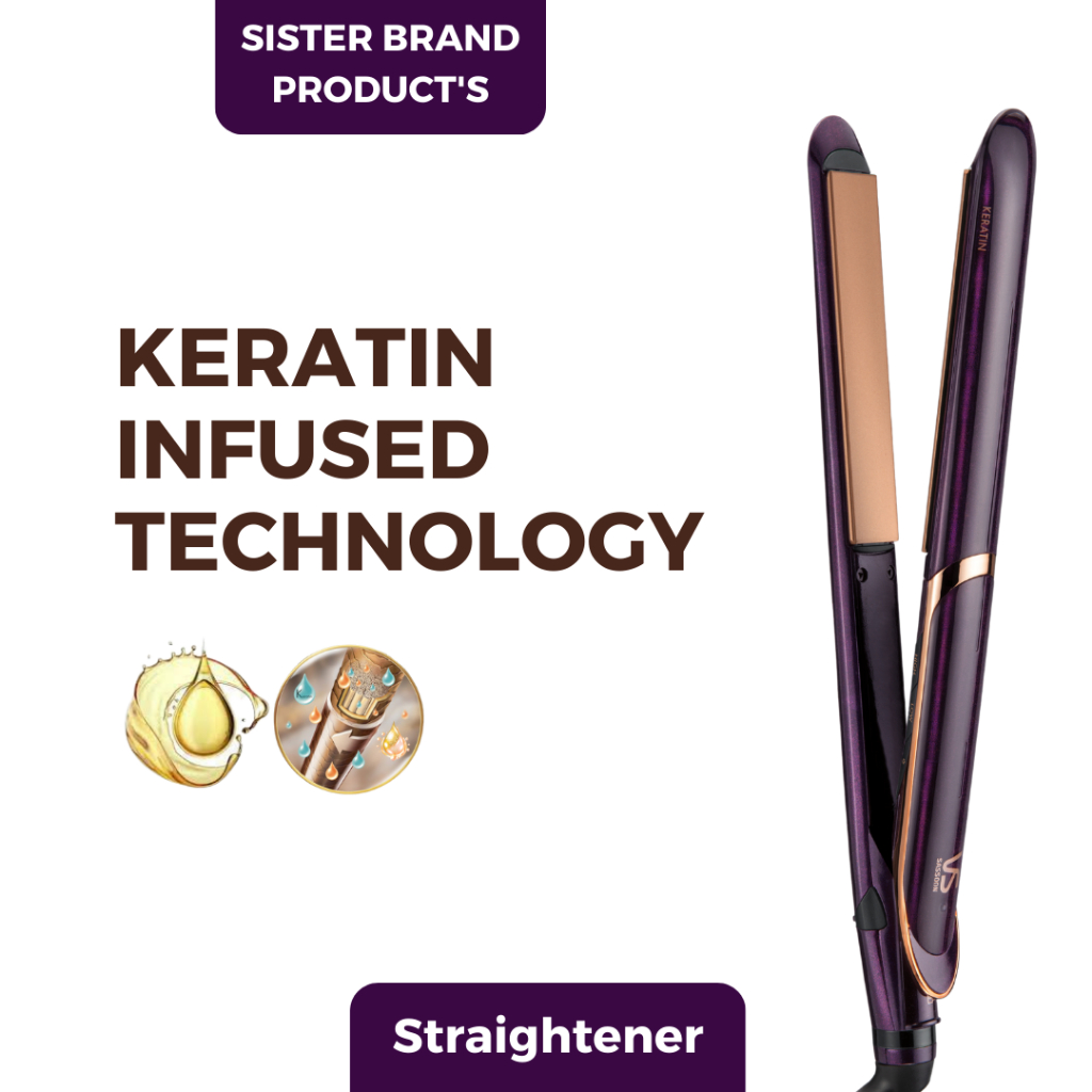 Vs sassoon keratin on sale protect hair straightener review