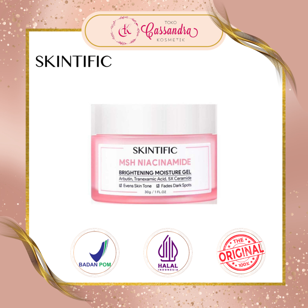 Jual Skintific Msh Niacinamide Brightening Moisture Gel 6gr Shopee Indonesia