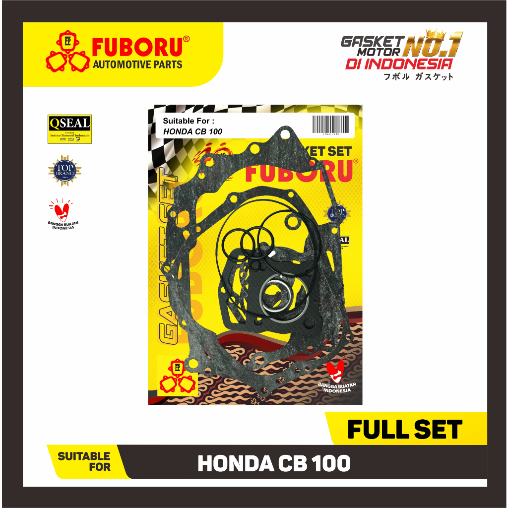 Jual PAKING FULL SET HONDA CB 100 GASKET SET PERPAK ANTI BOCOR FUBORU
