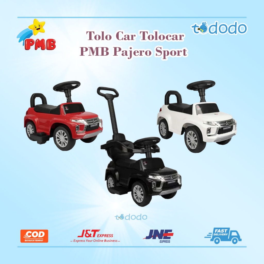 Jual Mainan Mobil Dorongan Anak Tolo Car Tolocar PMB Pajero Sport K603