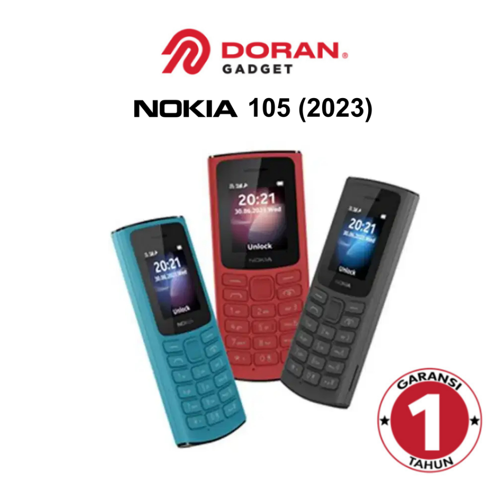 Jual Nokia 105 2023 Handphone Nokia Jadul Garansi TAM 1Tahun | Shopee ...