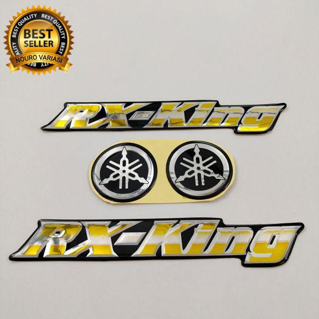 Jual EMBLEM STIKER TIMBUL YAMAHA RX KING GOLD KUALITAS TERBAIK | Shopee ...