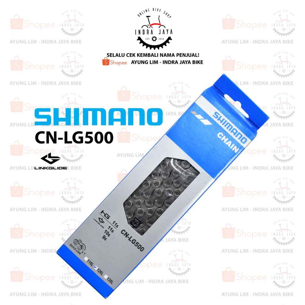 Cadena Shimano LG500 Linkglide