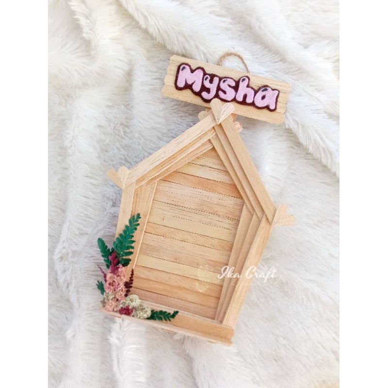 Jual prakarya pigura stik es krim 3R/bingkai foto stik es berdiri dan
