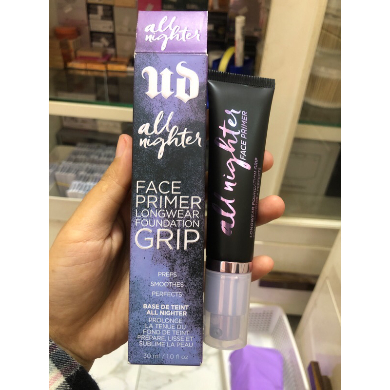 Jual Urban Decay all nighter face primer longwear foundation grip
