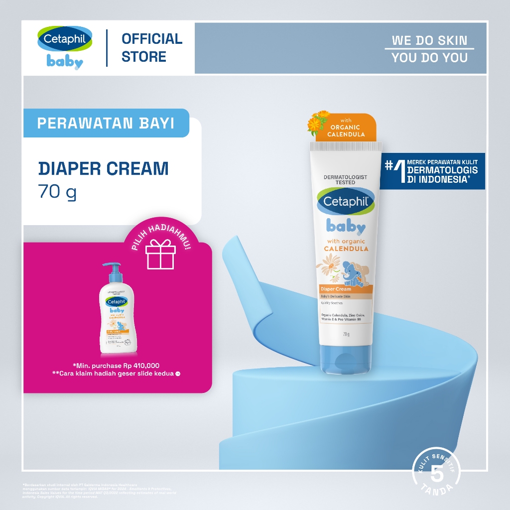 Jual Cetaphil Baby Diaper Calendula 70g Dengan kandungan Calendula
