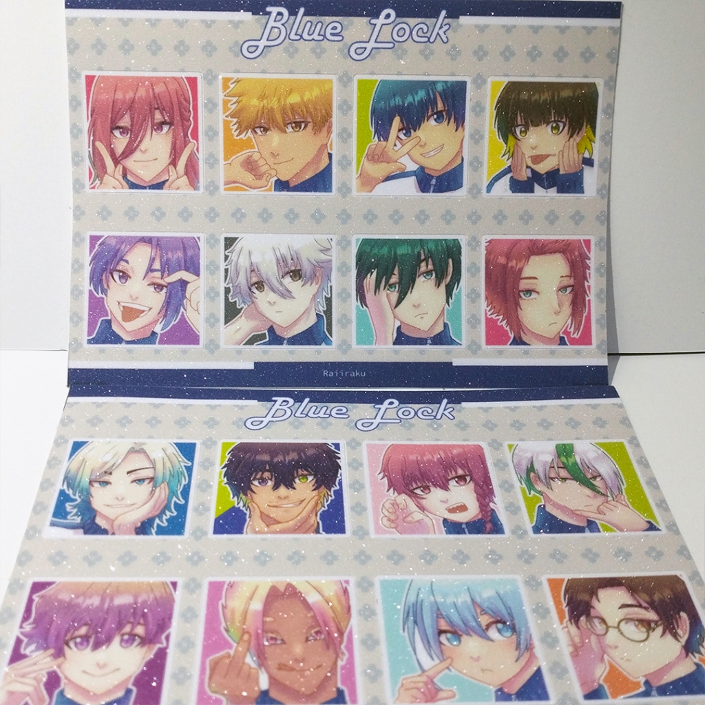Jual BLUE LOCK FANMERCH | STICKER SHEET | Shopee Indonesia