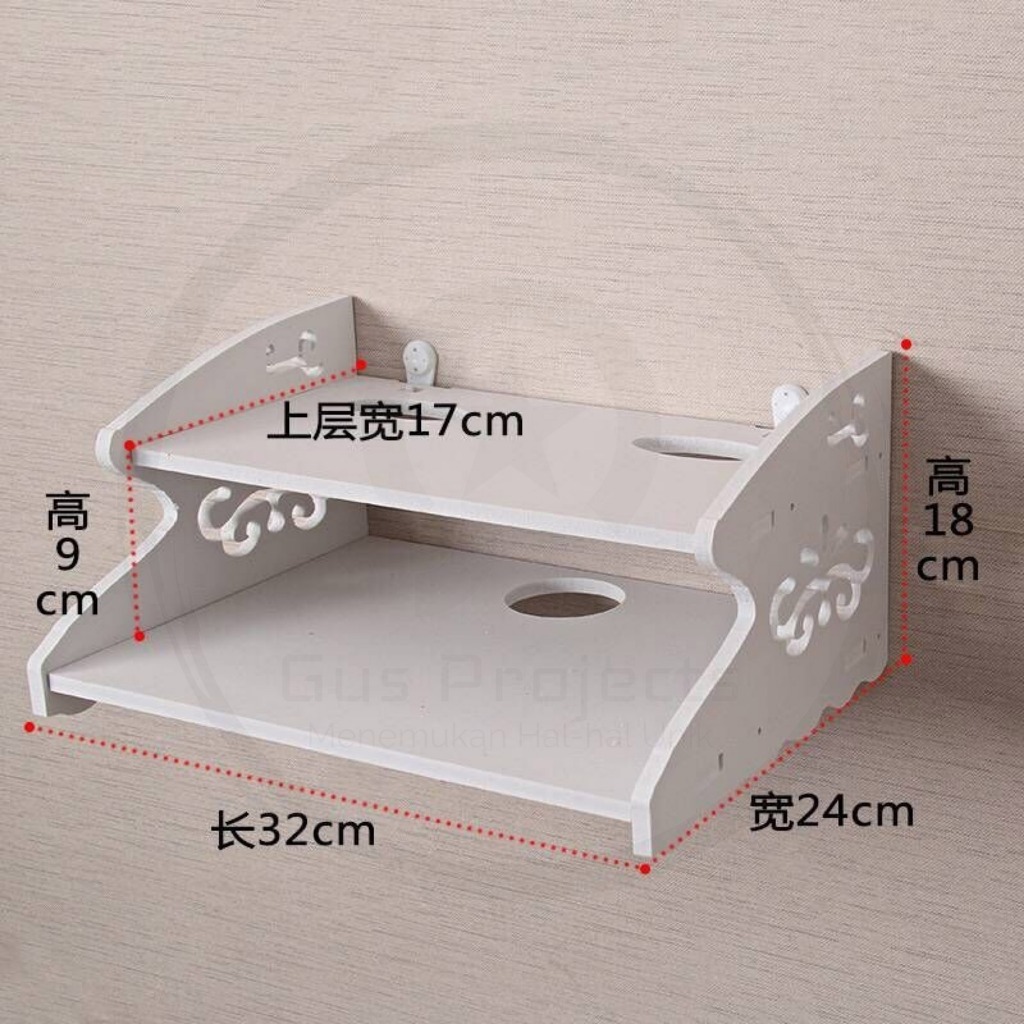 Jual Rak Dinding Tempel Rak Ambalan Dinding Router Rak Wifi Dinding ...