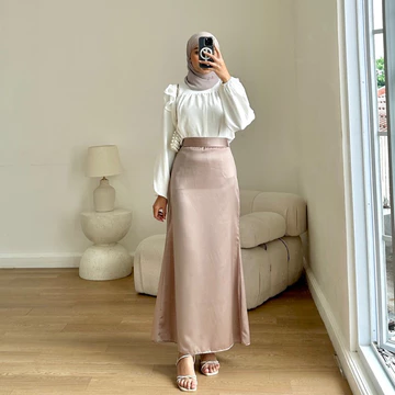 LILY Satin Skirt Rok Satin Span Mermaid By DEZHAF