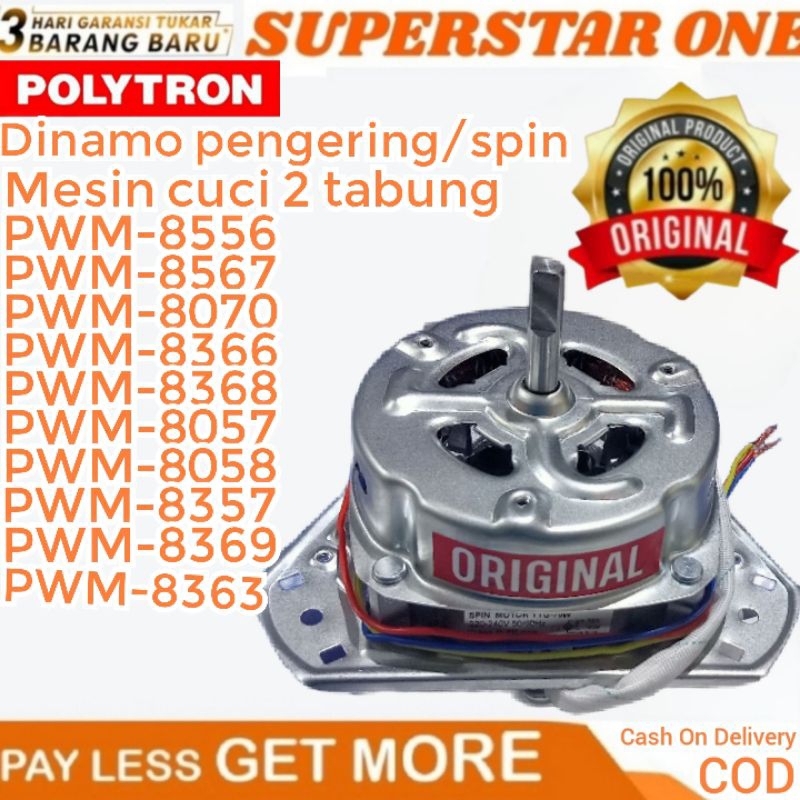 Jual Dinamo Pengering Spin Mesin Cuci Polytron Pwm Pwm Pwm Pwm Pwm Pwm