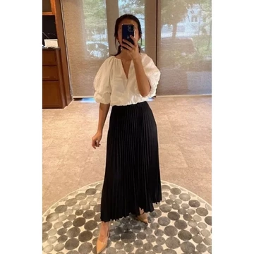 Rok Plisket Dewasa (Plisket Rapi)