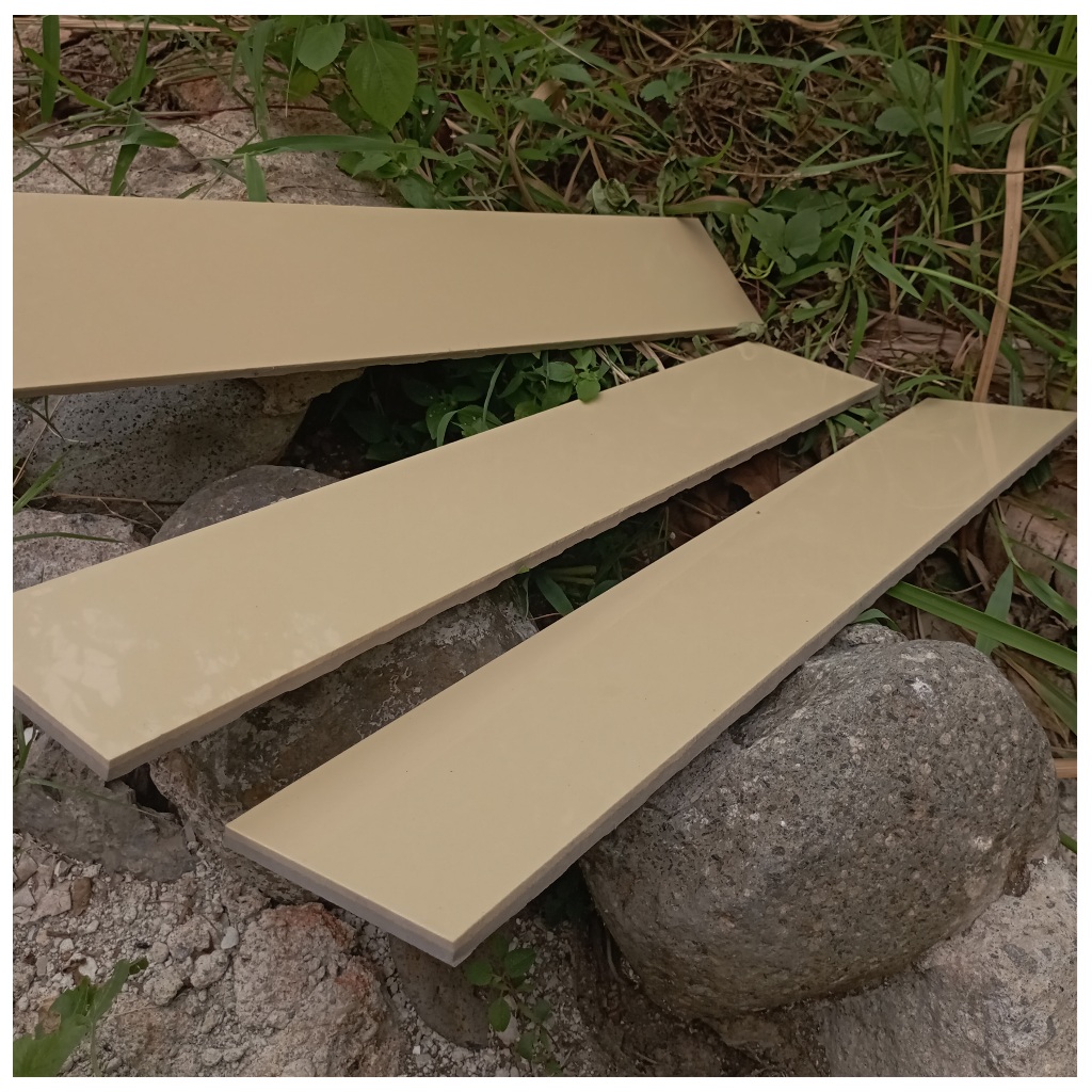 Jual Lis Plin Granit 10x60 Kuning Muda Polos Glossy List Plint Dinding ...