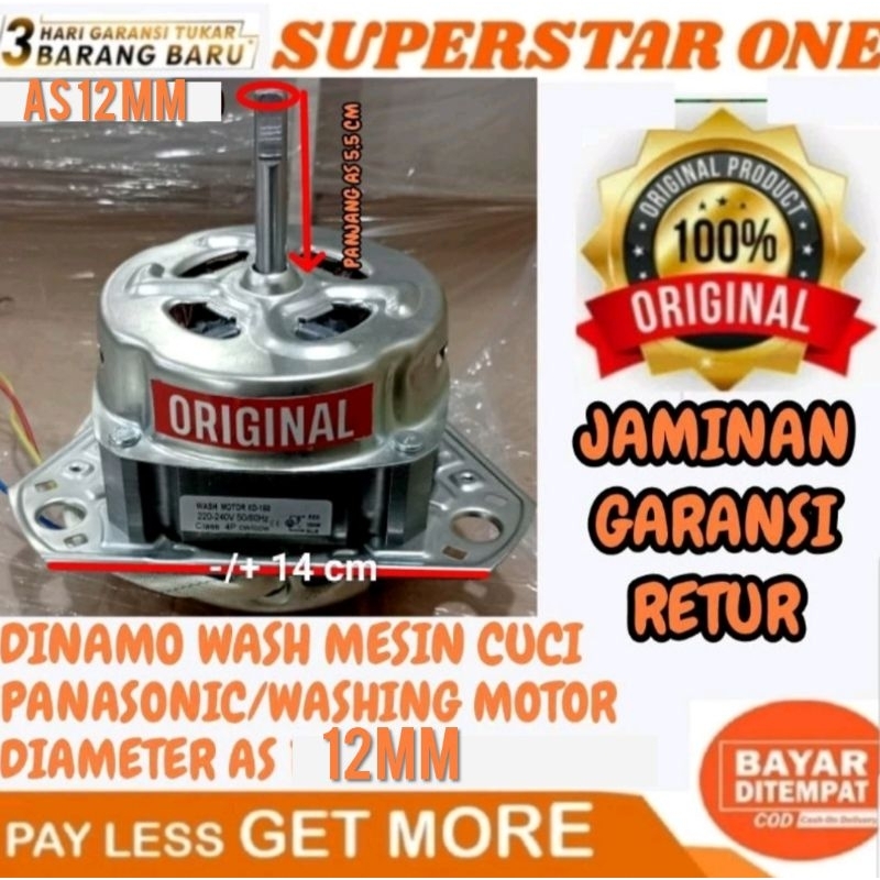 Jual Dinamo Wash Mesin Cuci Panasonic Washing Motor Watt Shopee