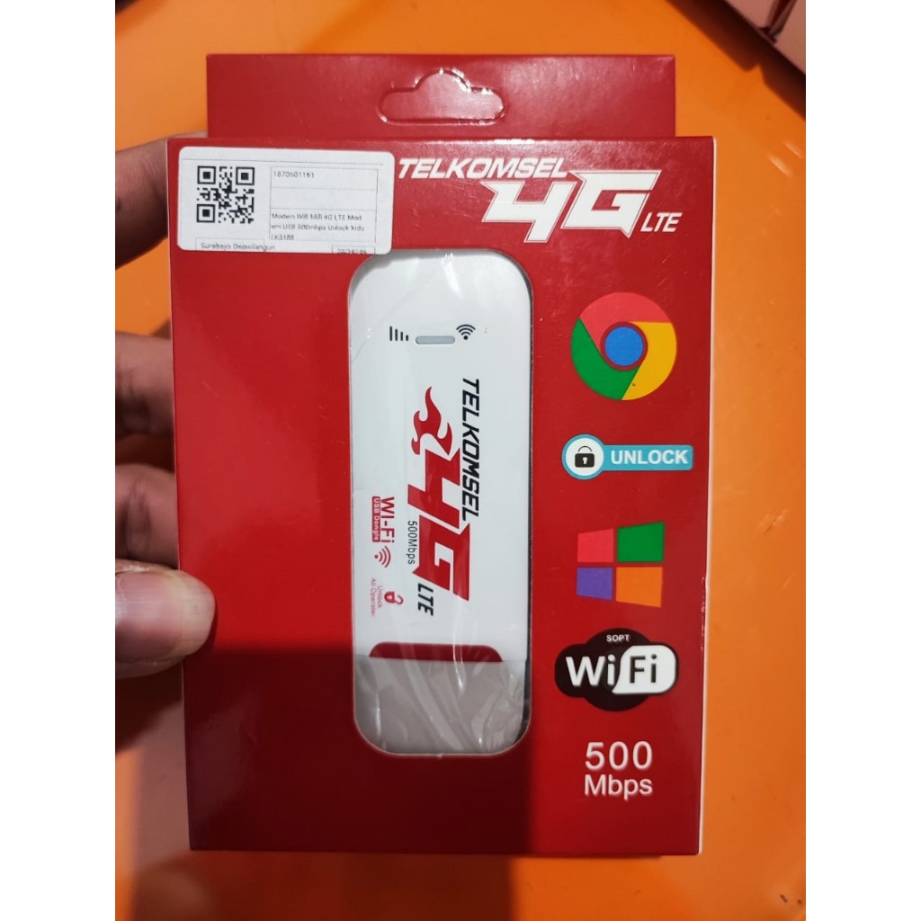 Jual Modem Wifi Mifi Telkomsel 4g Lte Modem Usb 500mbps Unlock Shopee Indonesia