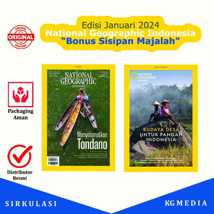 Jual National Geographic Indonesia Edisi Januari 2024 Shopee Indonesia