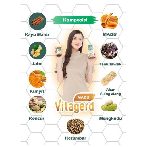 Jual Madu Vitagerd Herbal Terbaik Atasi Asam Lambung Naik, Maag & Gerd ...