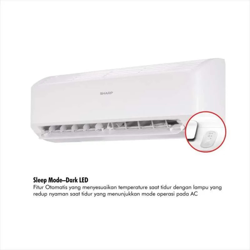 Jual AC Sharp 1/2 PK AHX-6BEY J-Tech Inverter With Super Jet Mode 0.5 ...
