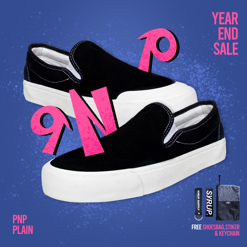 Jual Syrup Supply slipon PNP Plain YEAR END SALE | Sneakers | Sepatu ...