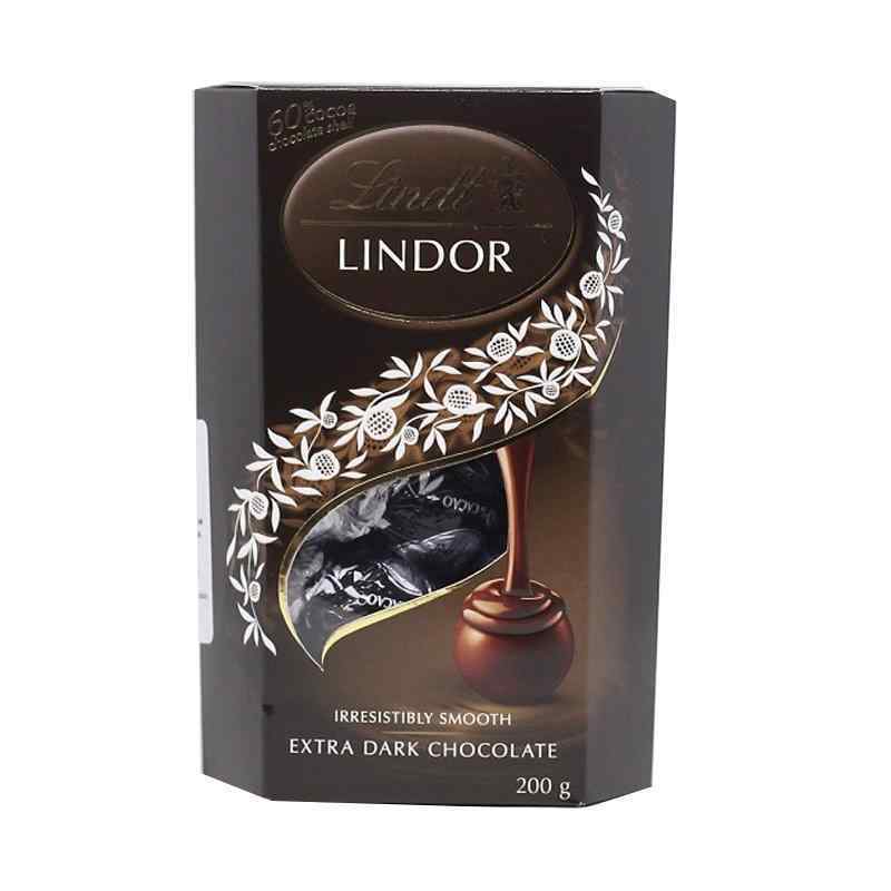 Jual (COKELAT) LINDOR SINGLE EXTRA DARK CHOCOLATE 200G | Shopee Indonesia