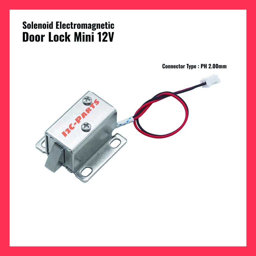 Jual Solenoid Door Lock Mini 12v Kunci Electromagnetic Otomatis Drawer ...