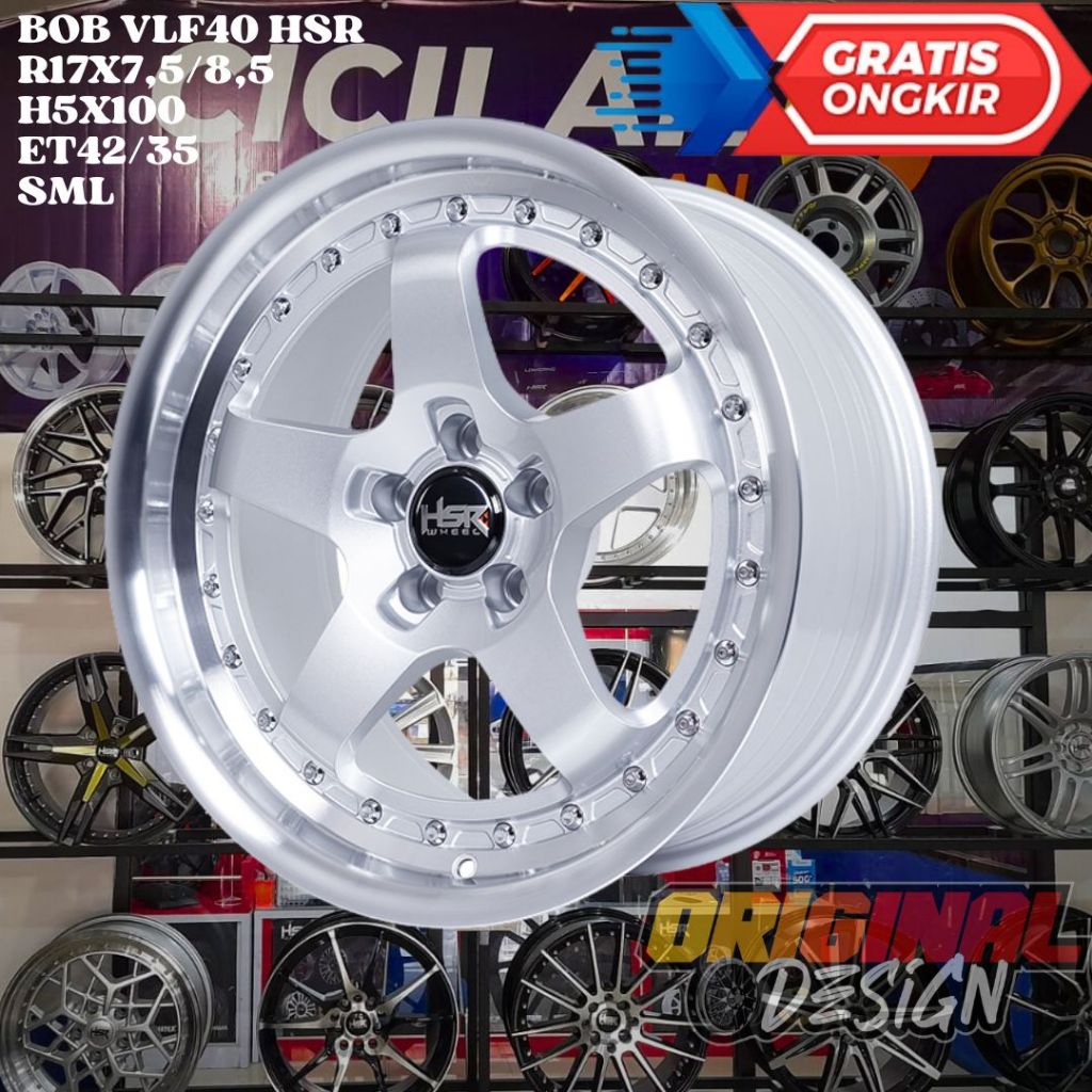 Jual Velg Pelek Mobil Ring Hsr Bob R Untuk New Xenia Ft Altis Sienta Shopee Indonesia