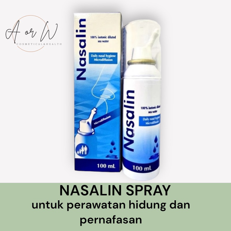 Jual NASALIN SPRAY 100 ML perawatan hidung dan pernafasan | Shopee ...