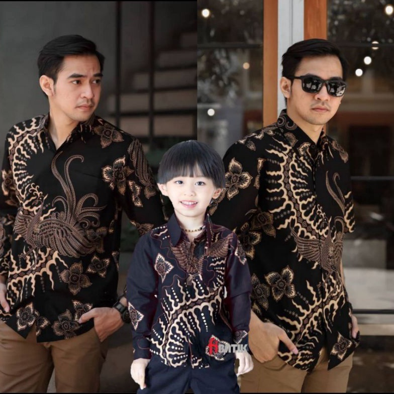 Jual Menarik TERBARU Couple sweet couple batik ayah dan anak cowok ...