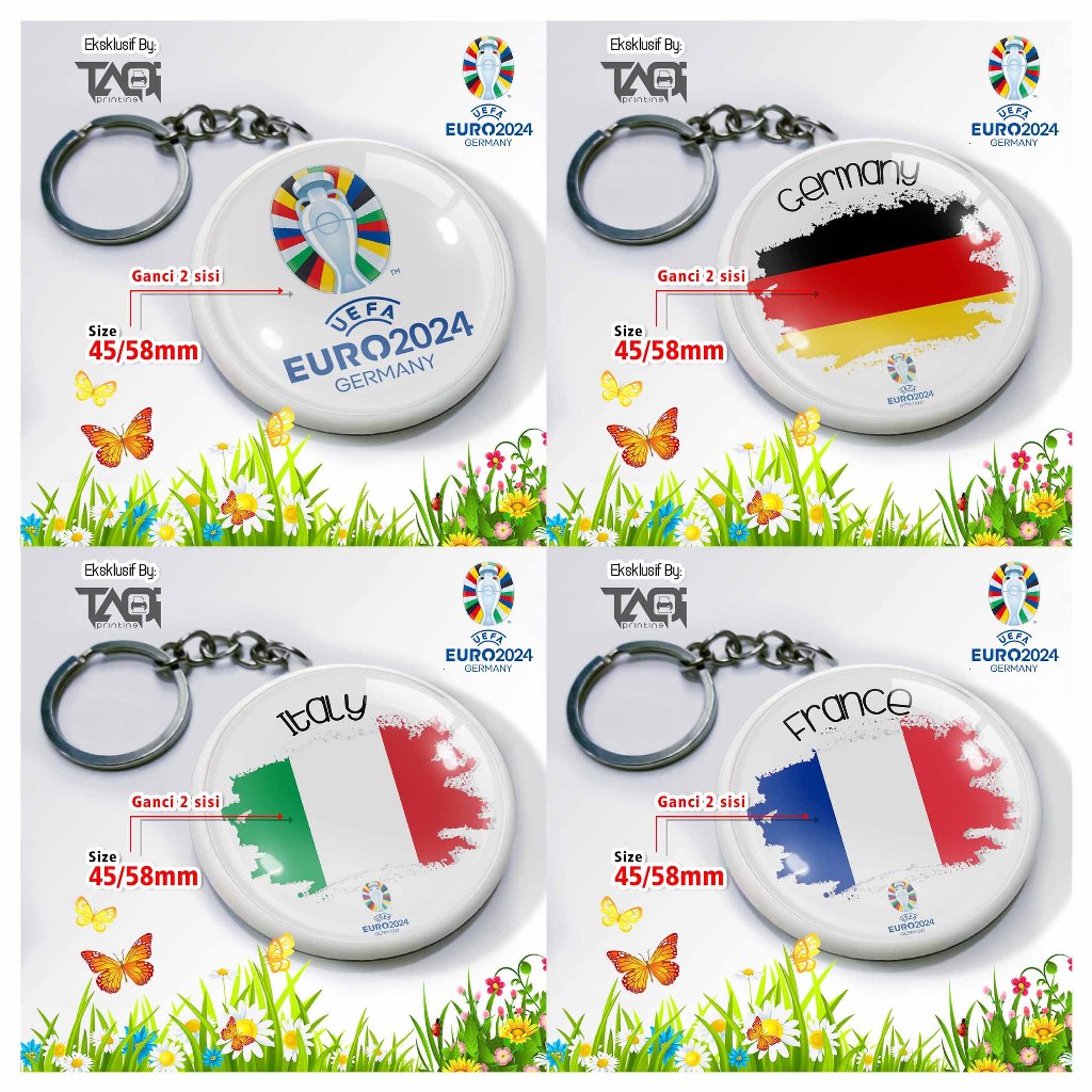 Jual EURO UEFA 2024 GERMANY KEYCHAIN EURO 2024 GERMANY GANTUNGAN KUNCI ...