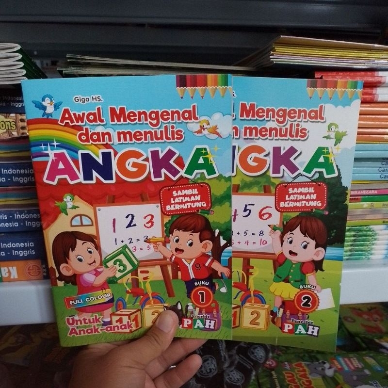 Jual Buku Paud Pg Tk Belajar Awal Mengenal Dan Menulis Angka Buku