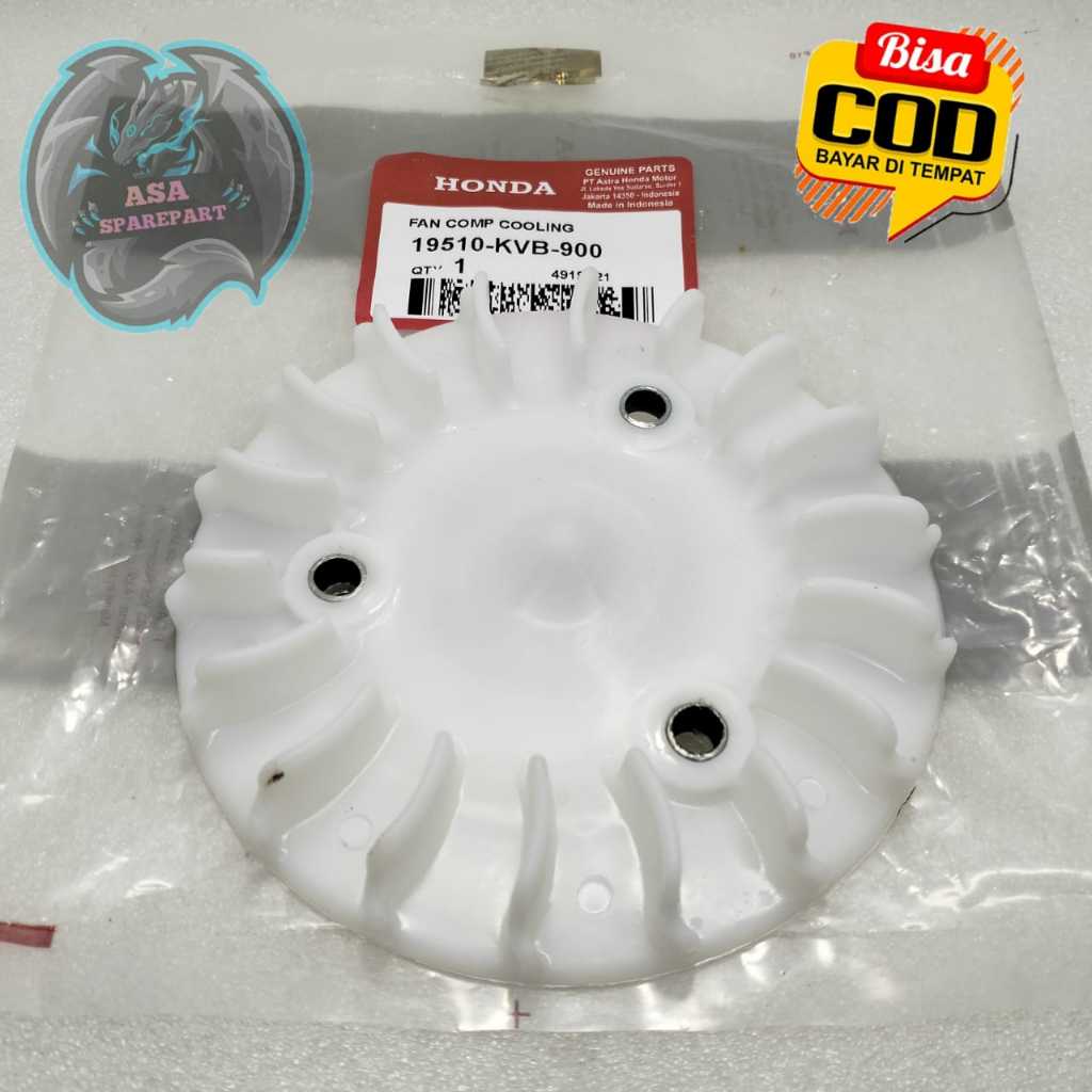 Jual KIPAS RADIATOR KVB ASLI ORIGINAL HONDA UNTUK MOTOR VARIO 110 KARBU ...