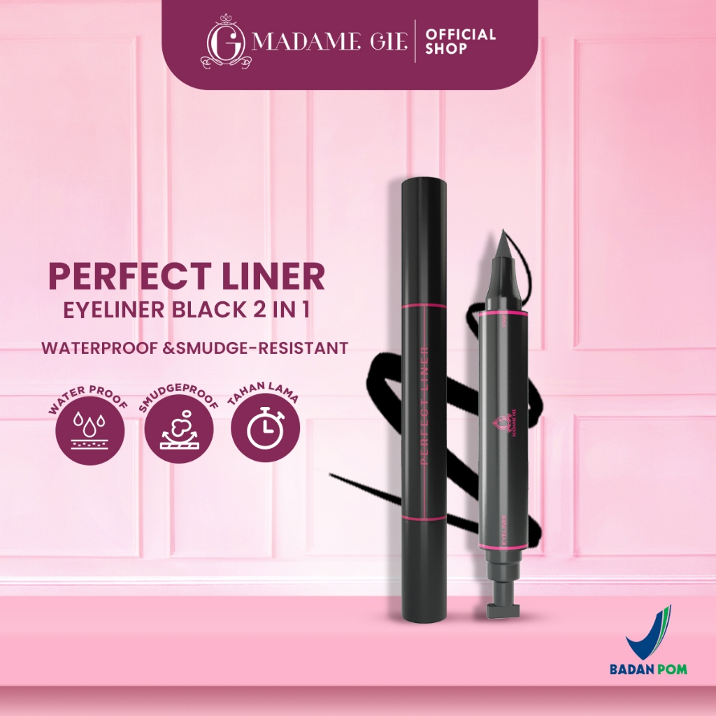 Jual Madame Gie Perfect Liner Eyeliner Black 2 In 1 Shopee Indonesia