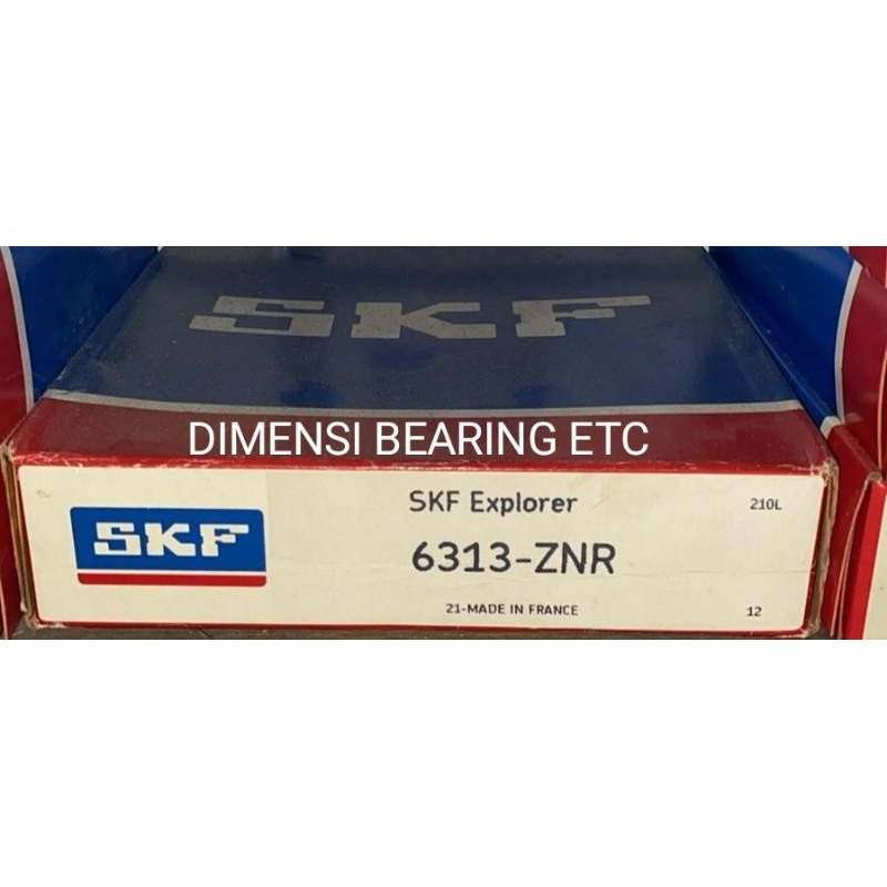 Jual BALL BEARING 6313 Z NR SKF / 6313ZNR SKF | Shopee Indonesia