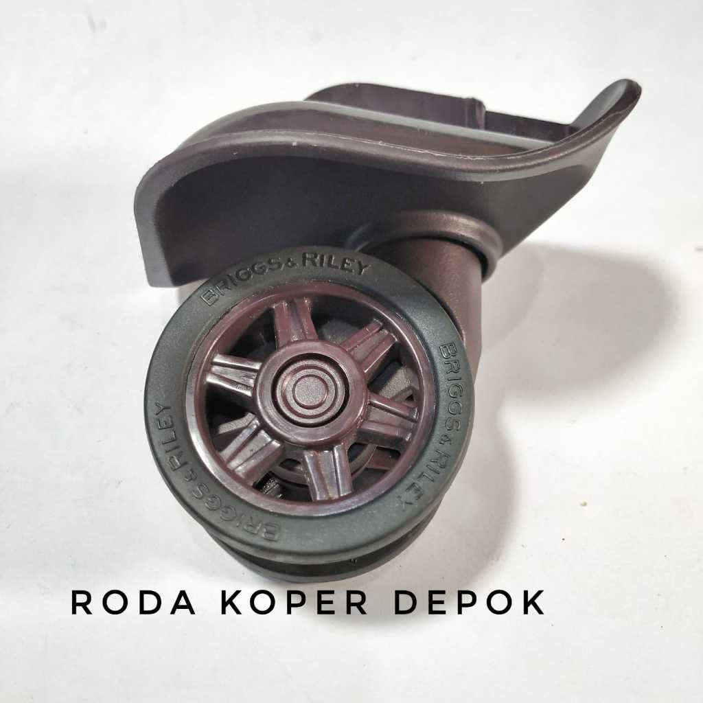 Jual Dudukan Roda Koper Double ban Briggsriley, diameter 6cm, ungu ...