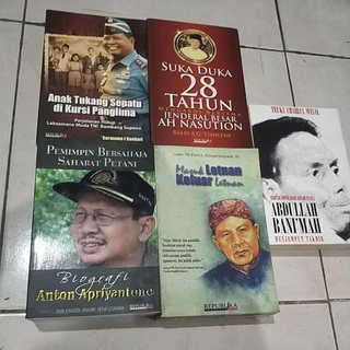 BUKU BIOGRAFI / TOKOH / SEJARAH / original murah poll / BIOGRAFI MEMOAR / BIOGRAFI TOKOH