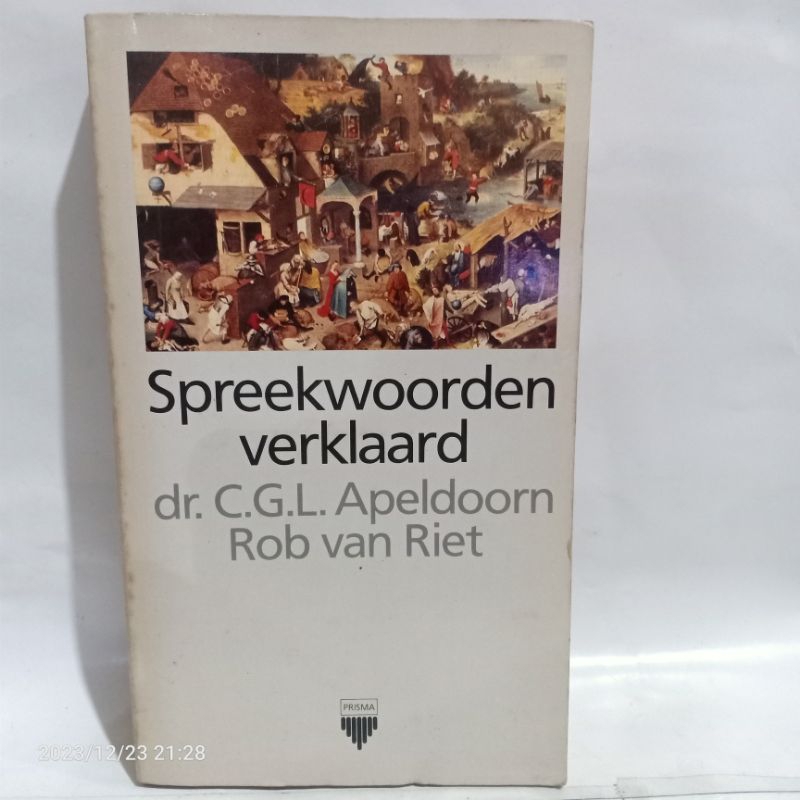 Jual ORIGINAL ANTIK BUKU IMPORT SPREEKWOORDEN VERKLAARD Karangan By Dr ...