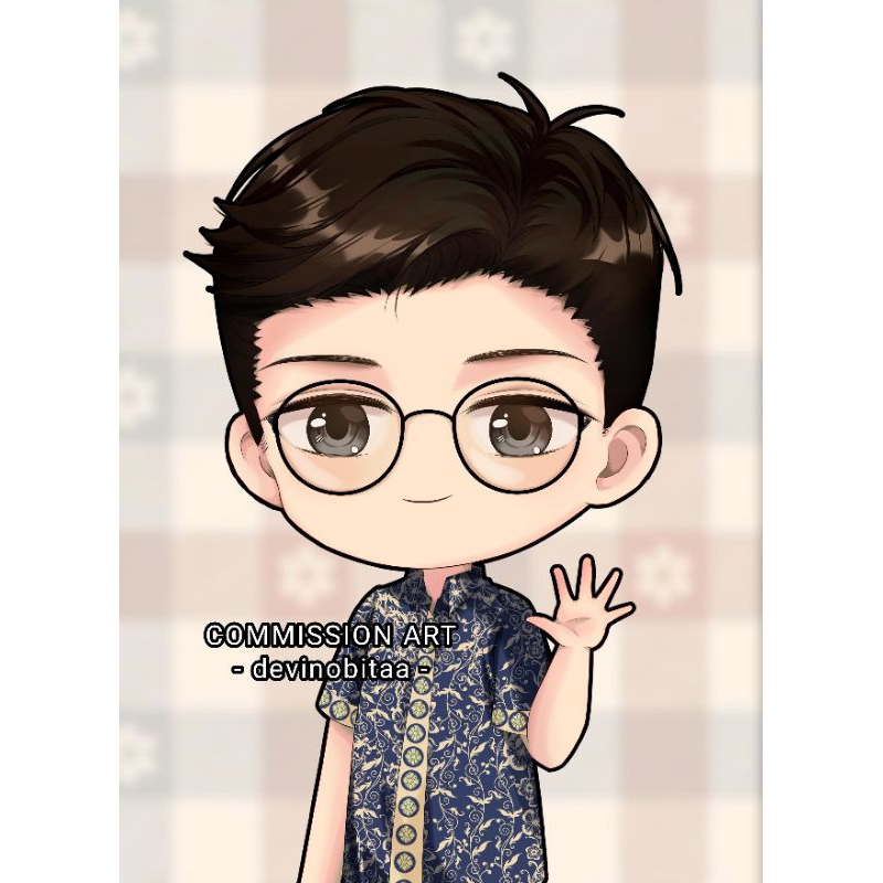 Jual Digital Commission Art / Jasa Gambar Digital (CHIBI) | Shopee ...