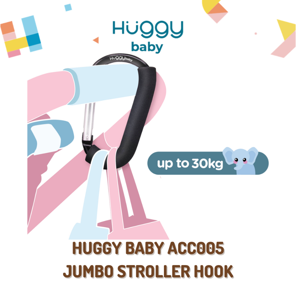 Jual Huggy Baby ACC005 Jumbo Stroller Hook | Gantungan Pengait Stroller ...