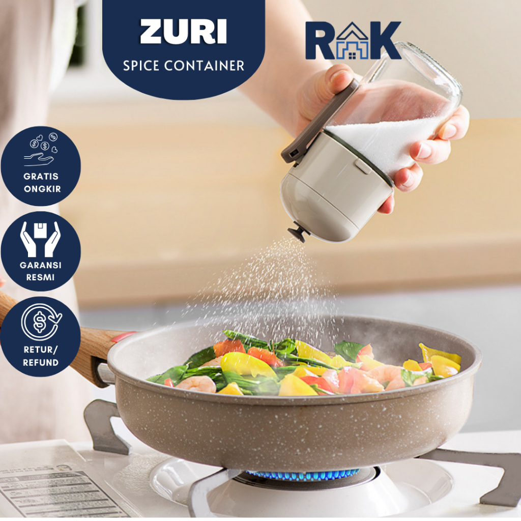 Jual RAK - ZURI Salt Pepper SPRINKLER Botol Bumbu Garam Lada Tempat ...