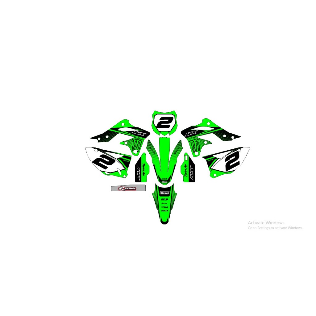 Jual Decal KX250f Fullbody Design Bebas | Shopee Indonesia