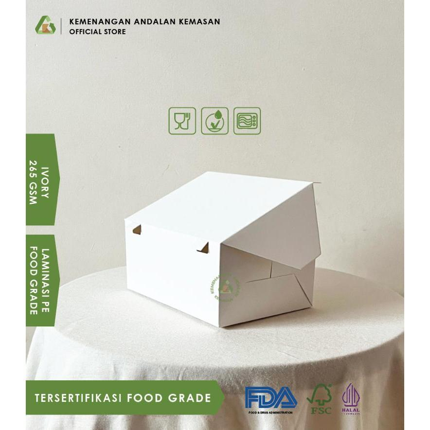 Jual Snack Box Bahan Ivory / Tempat Sack / Dus Roti Bakar (WAJIB ...