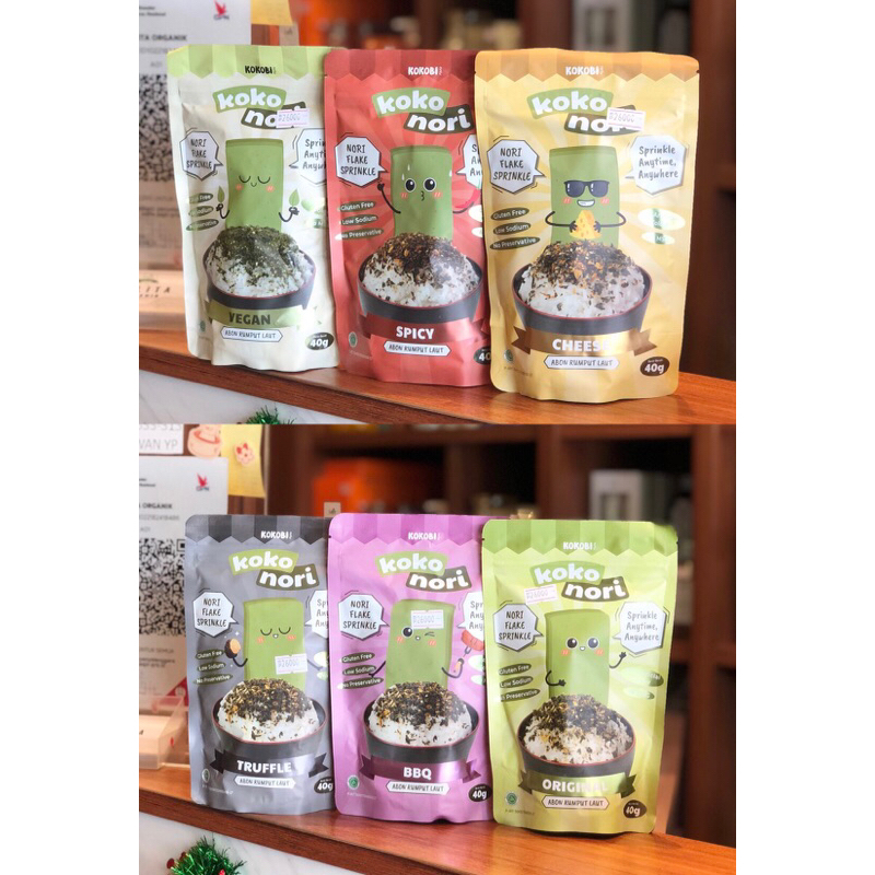 Jual KOKOBI Koko Nori 40gr | Abon Rumput Laut Tabur | Seaweed Flake ...