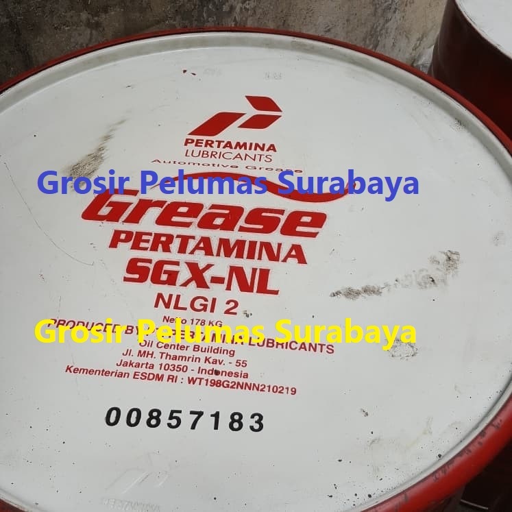 Jual Gemuk Pertamina SGXNL DRUM 178kg Lithium Grease multipurpose