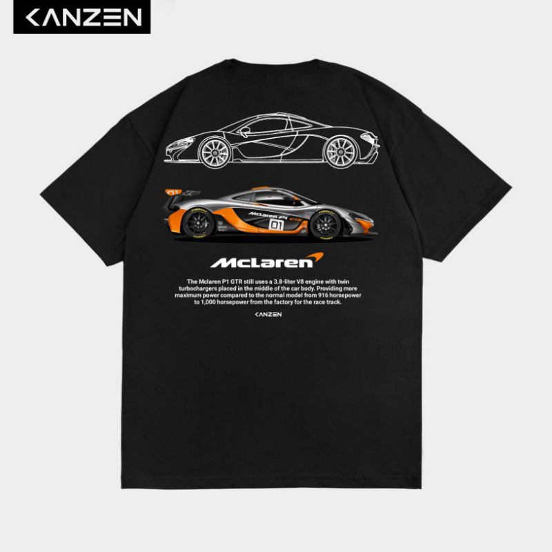 Jual Kanzen T-shirt McLaren P1 GTR | Shopee Indonesia