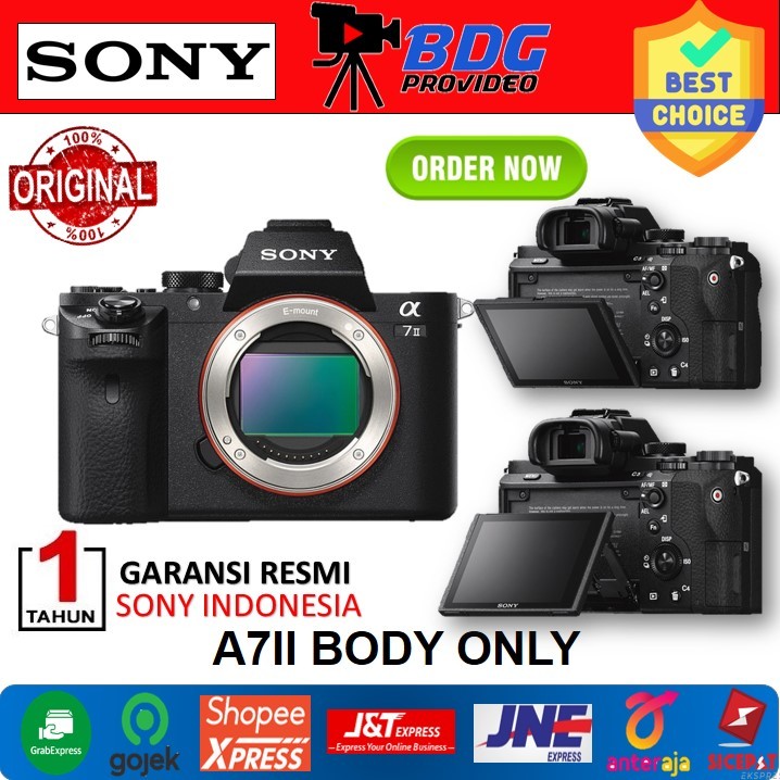 Jual SONY Alpha A7 II Body Only Resmi / Kamera Mirrorless Full-Frame ...