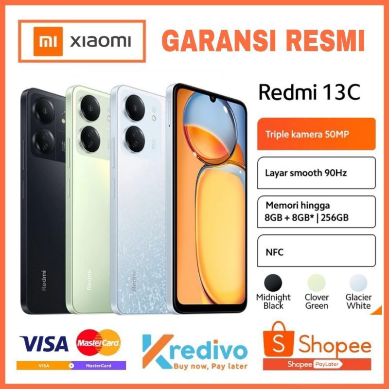 Jual REDMI 13C Ram 8GB/256GB [GARANSI RESMI] | Shopee Indonesia