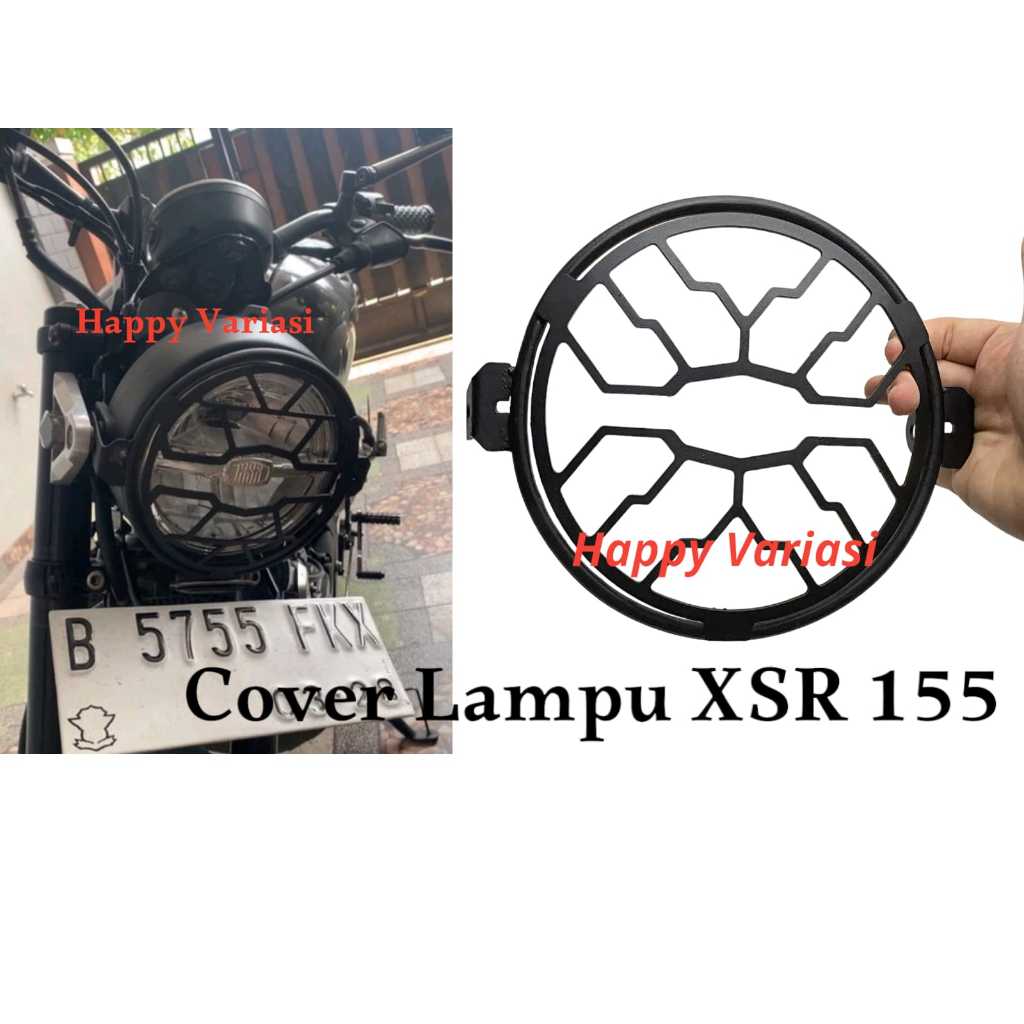 Jual Cover Lampu Depan Yamaha Xsr Headlamp Xsr Pelindung Batok Lampu Motor Model Jeep