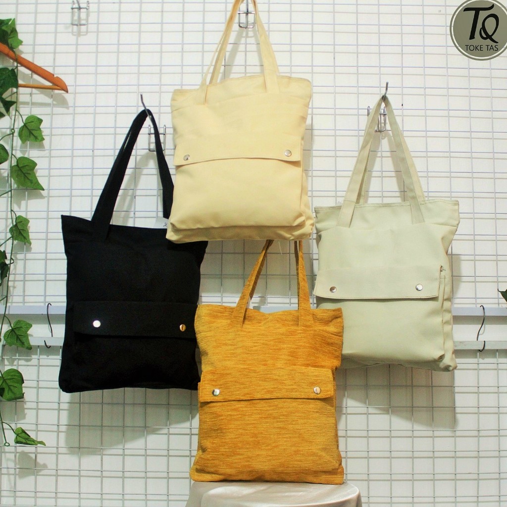 Jual Toke One - Tote bag fashion Tote bag sekolah Tote Bag kuliah tote ...