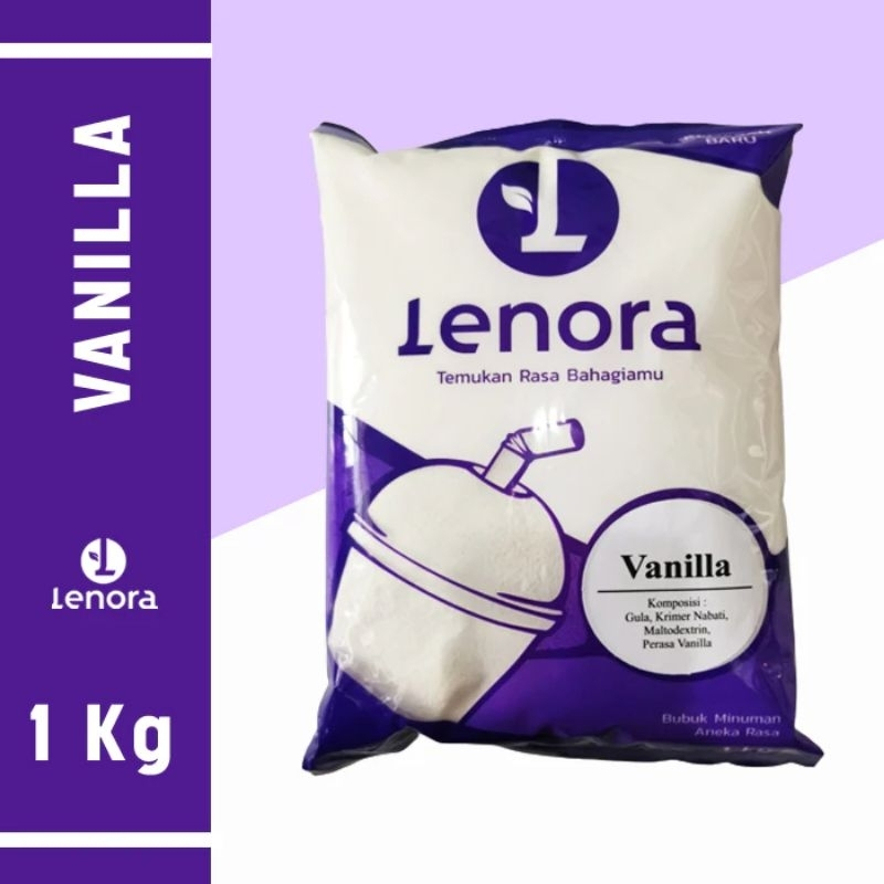 Jual Lenora Powder Vanilla Bubuk Minuman1kg | Shopee Indonesia